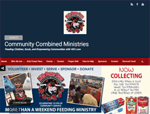 Tablet Screenshot of communitycombined.org